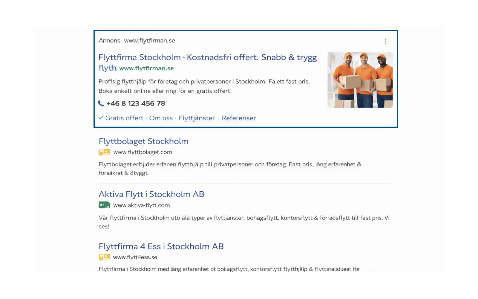 Projekt – Företagsnamn