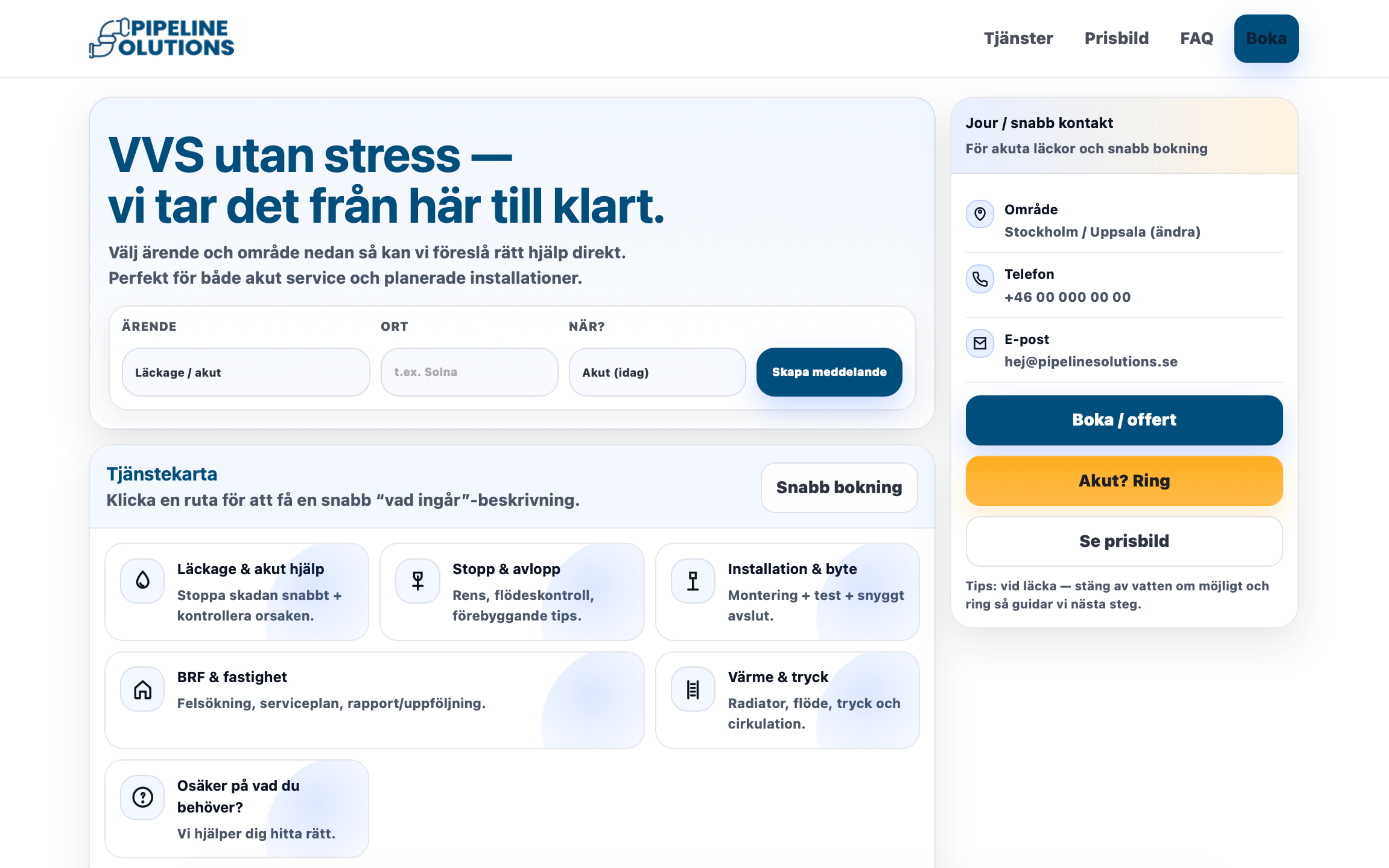Projekt – Företagsnamn