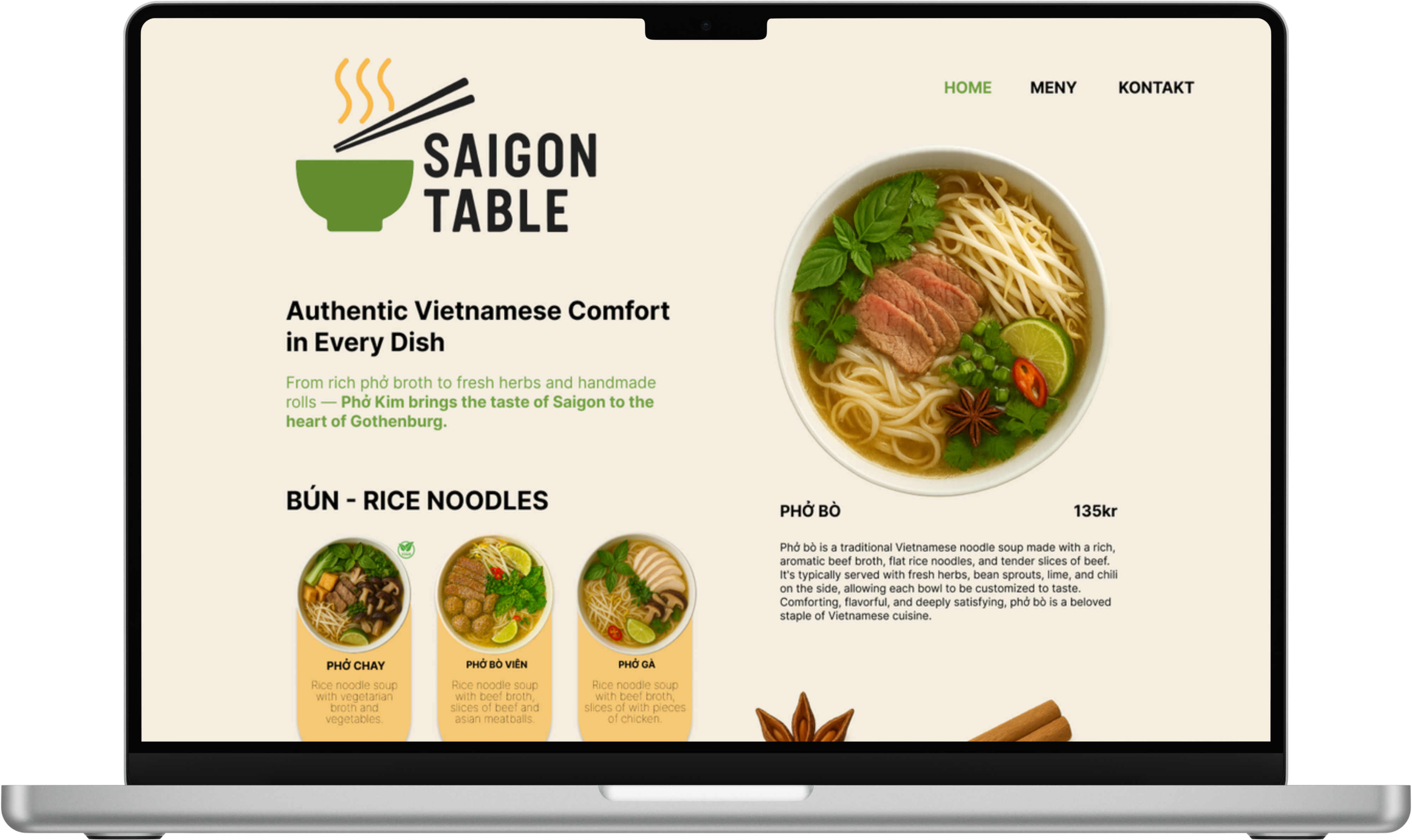 Saigon Table screenshot